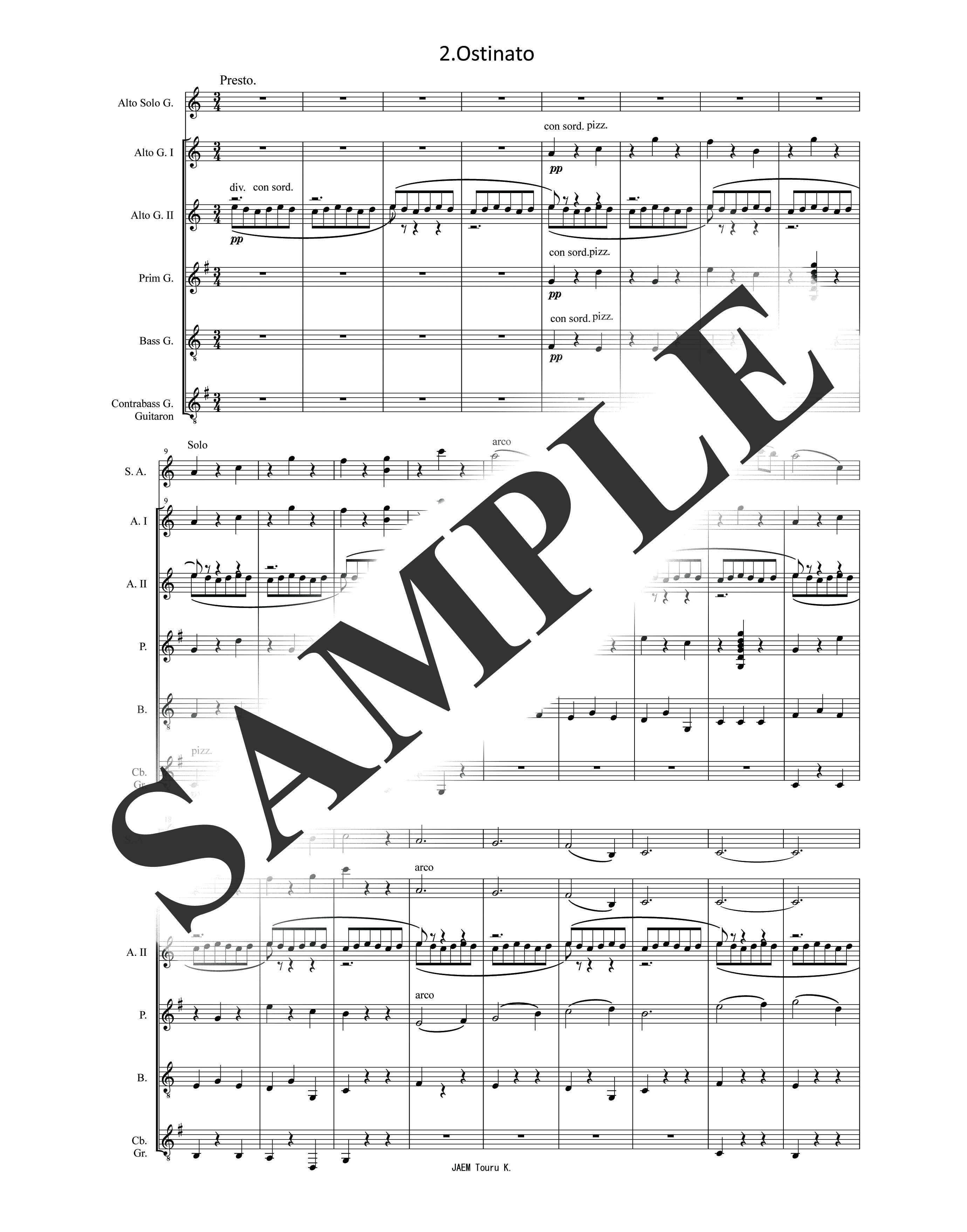 G.ホルスト／セントポール組曲 第2楽章