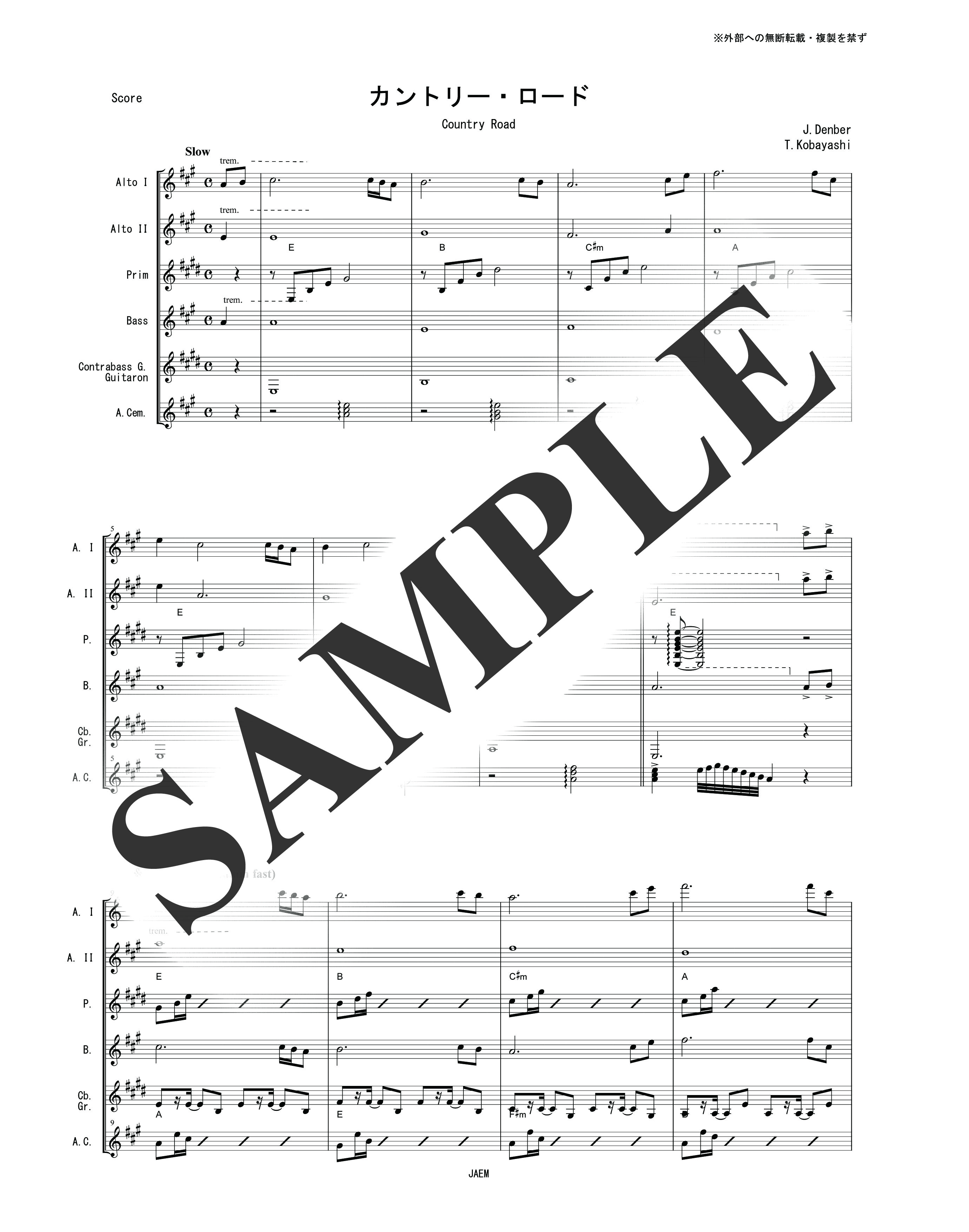 『映画音楽・民謡・その他』／カントリーロード