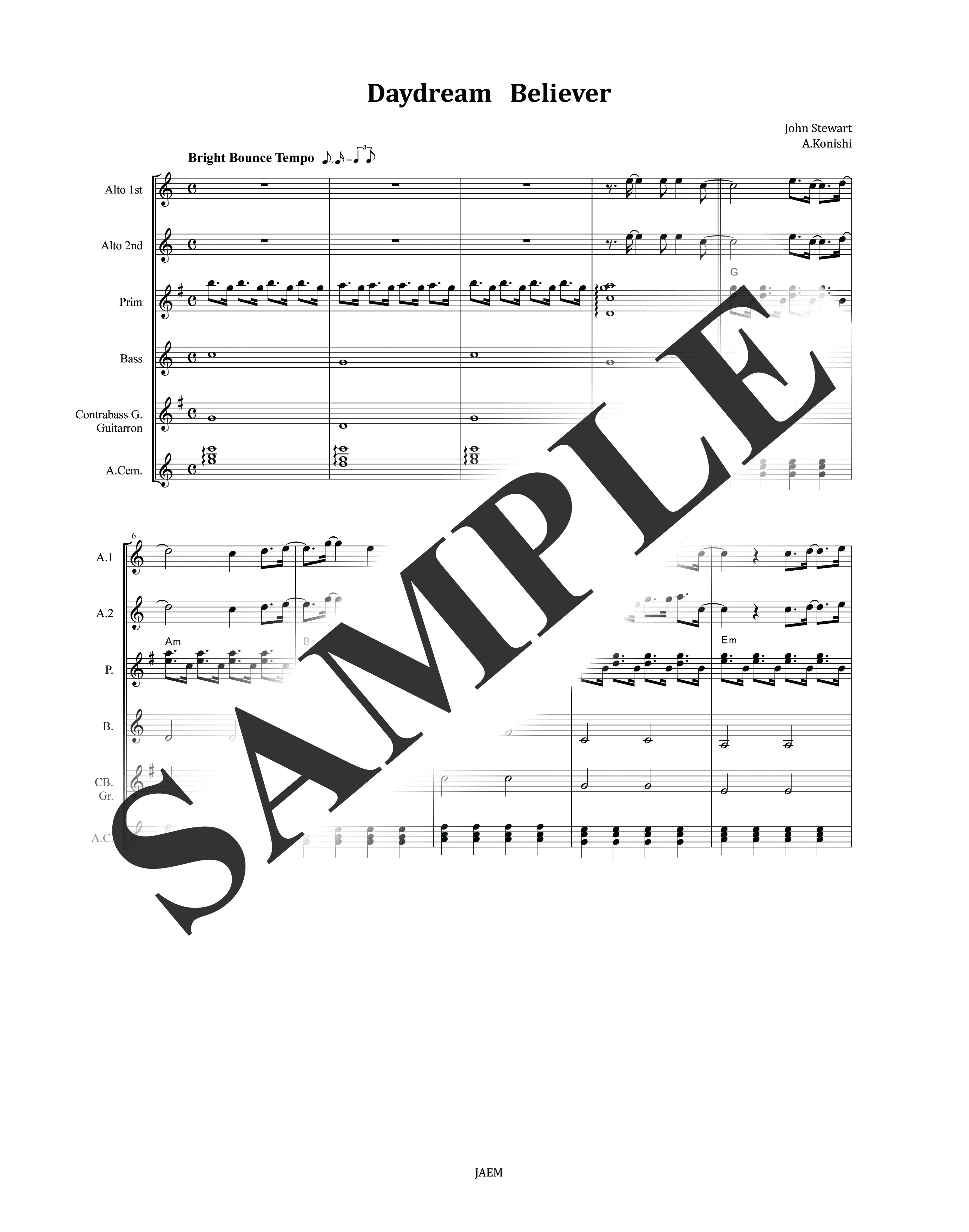 『映画音楽・民謡・その他』／デイドリーム・ビリーバー