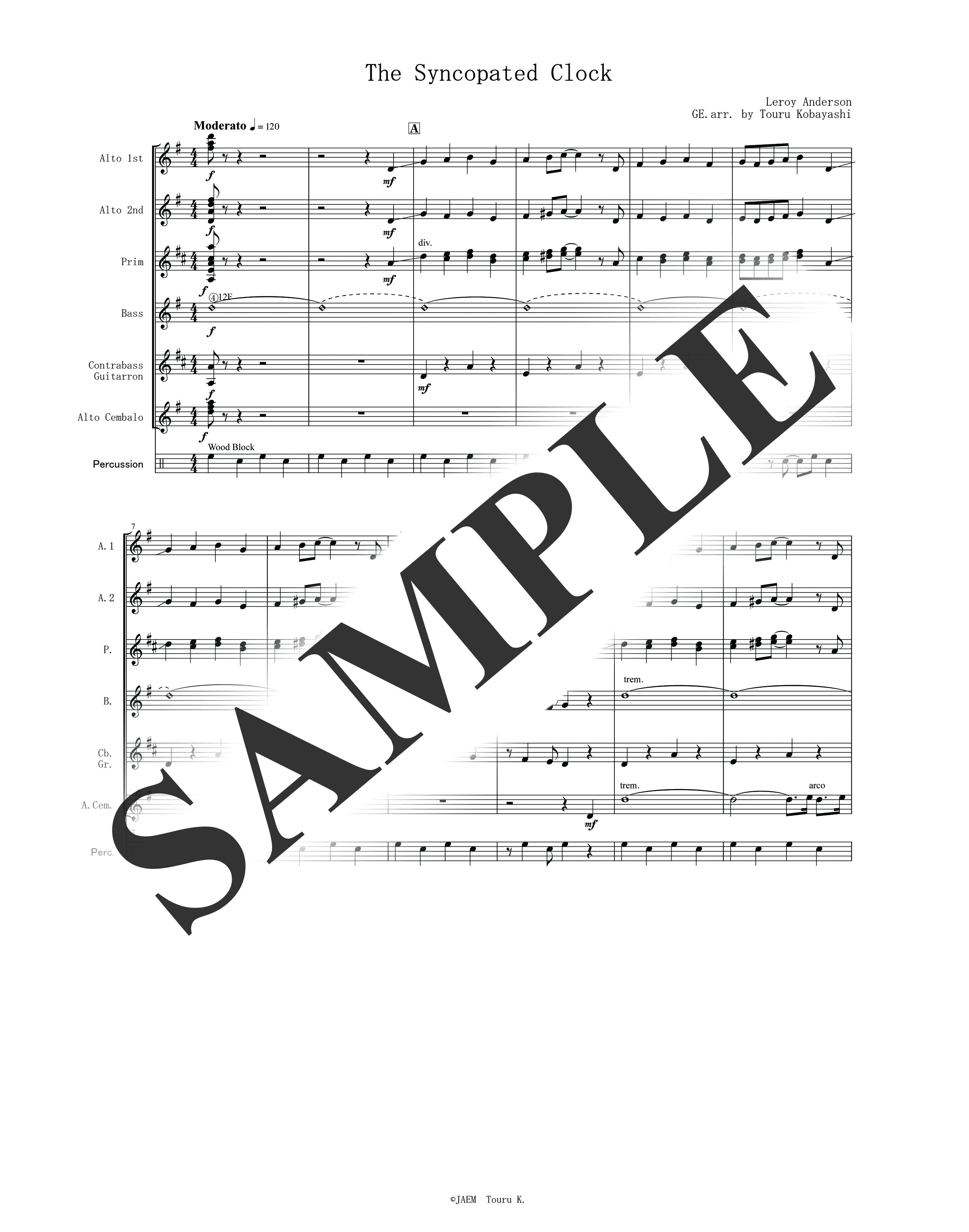 『映画音楽・民謡・その他』／シンコペイテッド・クロック