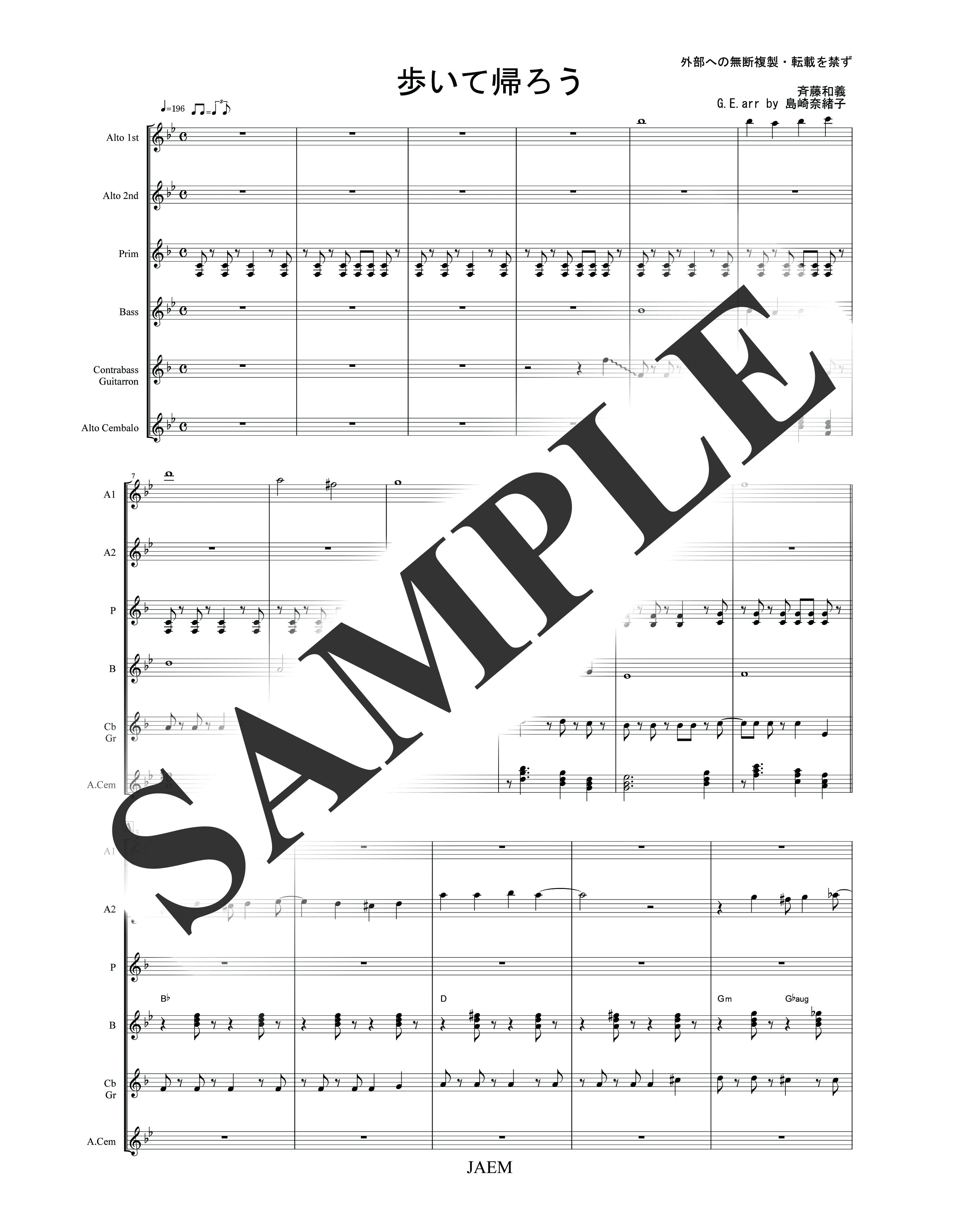 斉藤　和義／歩いて帰ろう